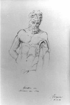 Heinz Sterzenbach - Herakles im Museum von Side