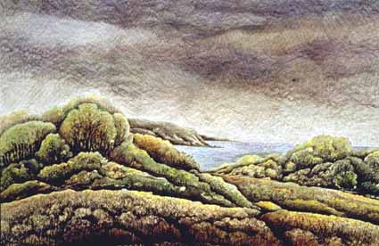 Heinz Sterzenbach - Bretonische Landschaft