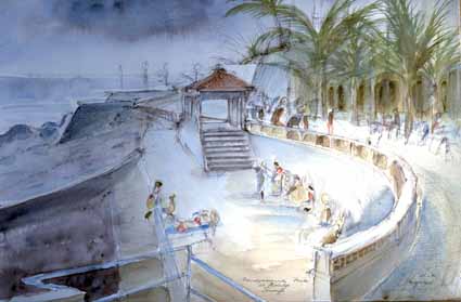Heinz Sterzenbach - Strandpromenade, Punta del Hidalgo