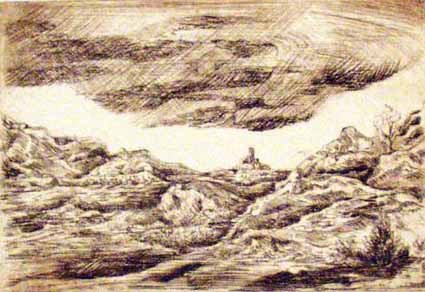 Heinz Sterzenbach - Landschaft im Massif Central