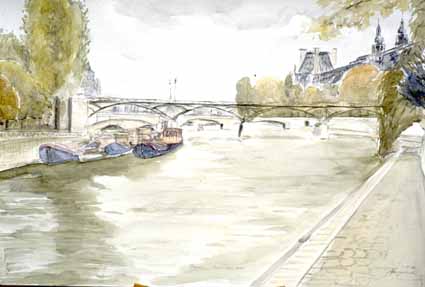 Heinz Sterzenbach - Pont des Arts, Paris
