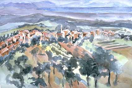 Heinz Sterzenbach - Riparbella 2, Toskana