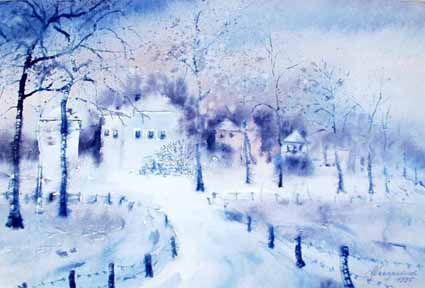 Heinz Sterzenbach - Winterlandschaft 1