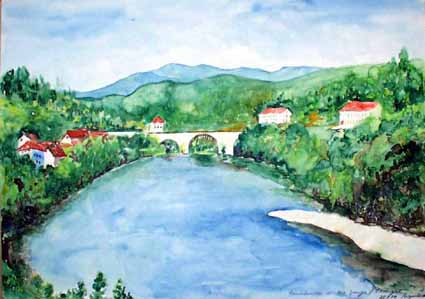 Heinz Sterzenbach - Panor�mico do Rio Vouga, Portugal