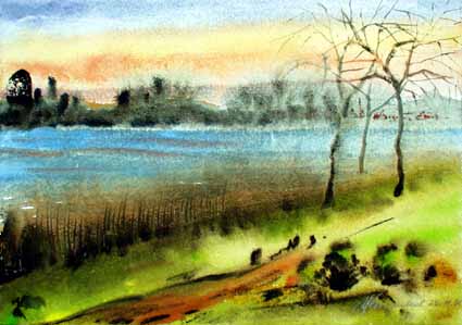 Heinz Sterzenbach - Flu�landschaft