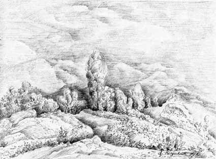 Heinz Sterzenbach - H�gelige Landschaft