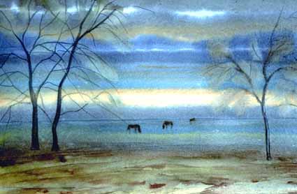Heinz Sterzenbach - Steppenlandschaft