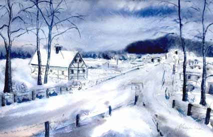 Heinz Sterzenbach - Winterlandschaft 2