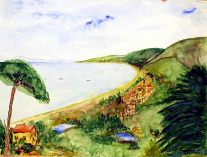 Heinz Sterzenbach - Portugiesische Landschaft 3