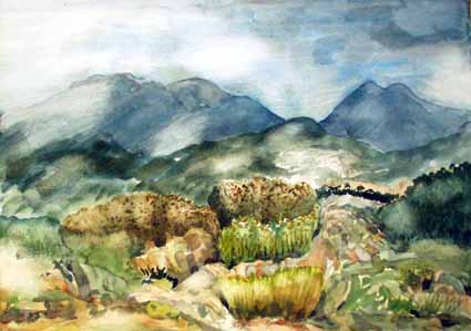 Heinz Sterzenbach - Berge von Agios Nikolaos