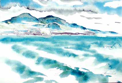 Heinz Sterzenbach - Beruhigtes Meer, Teneriffa