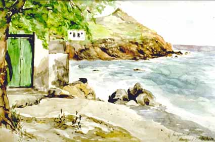 Heinz Sterzenbach - Bucht von Lentas, Kreta