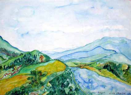 Heinz Sterzenbach - Flu�landschaft, Portugal