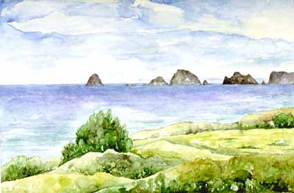 Heinz Sterzenbach - Presqu`ile de Crouzon, Tas de pois