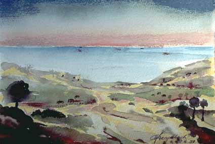 Heinz Sterzenbach - K�stenlandschaft