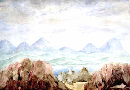 Heinz Sterzenbach - Alpenlandschaft 3