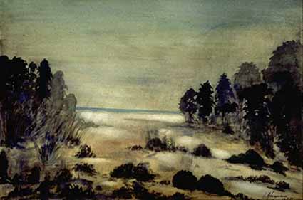 Heinz Sterzenbach - K�stenlandschaft 3