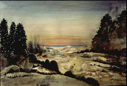 Heinz Sterzenbach - K�stenlandschaft 4