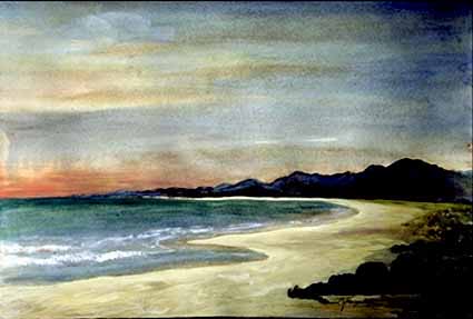 Heinz Sterzenbach - Strand an der T�rkischen Riviera