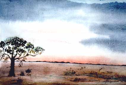 Heinz Sterzenbach - Steppenlandschaft