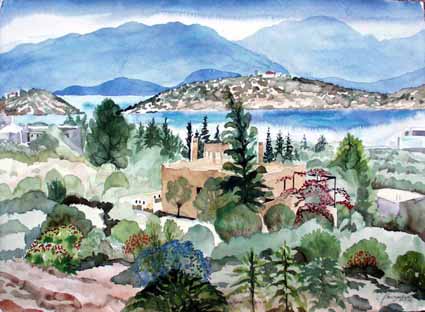 Heinz Sterzenbach - Bucht von Agios Nikolaos 4