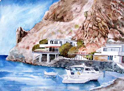 Heinz Sterzenbach - Bucht von Lentas 3, Kreta