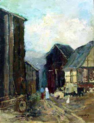 Heinz Sterzenbach - Bauernhof mit Scheune 1