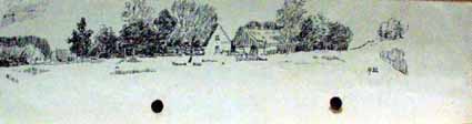 Heinz Sterzenbach - Landschaft mit H�usern