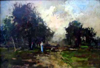 Heinz Sterzenbach - B�uerin mit H�hner 2