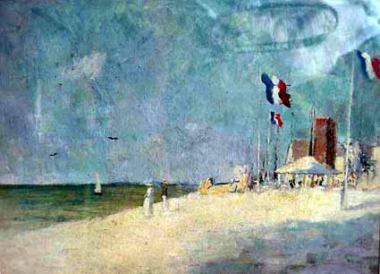 Heinz Sterzenbach - Strand an der franz�sischen K�ste 2