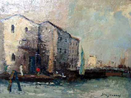 Heinz Sterzenbach - Hafen mit Segelbooten 2