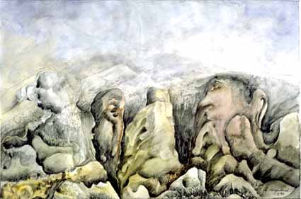 Heinz Sterzenbach - Blick nach Sodom
