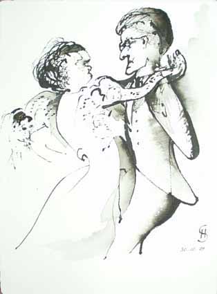 Heinz Sterzenbach - Tanzendes Paar 8