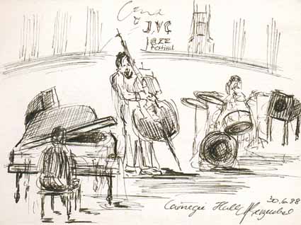 Heinz Sterzenbach - Carnegie Hall, Jazz Festival, New York
