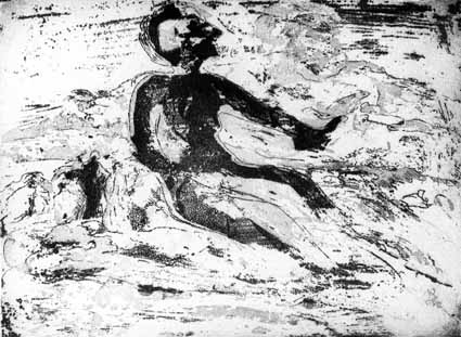 Heinz Sterzenbach - Sitzender Mann