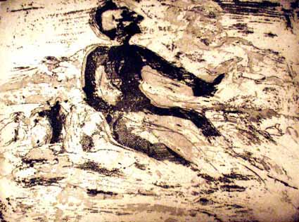 Heinz Sterzenbach - Sitzender Mann