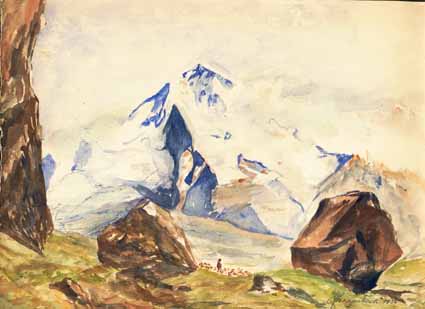 Heinz Sterzenbach - Alpenlandschaft