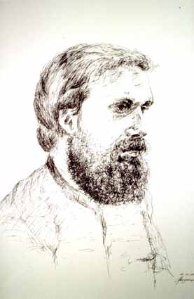 Heinz Sterzenbach - Portrait eines  umbrischen Bauern