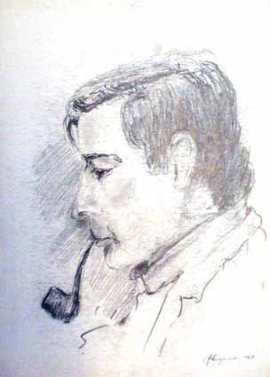 Heinz Sterzenbach - Portrait eines Pfeifenrauchers