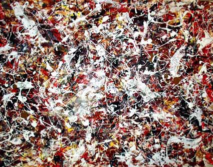 Heinz Sterzenbach - Hommage an Jackson Pollock