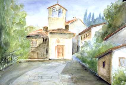 Heinz Sterzenbach - Kapelle in Cortona