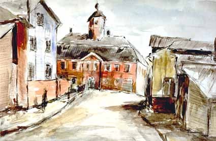 Heinz Sterzenbach - Rathaus in finnischer Stadt