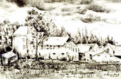 Heinz Sterzenbach - Alter Bauernhof in Coye-la-For�t