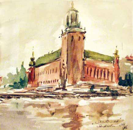 Heinz Sterzenbach - Stadthuset Stockholm