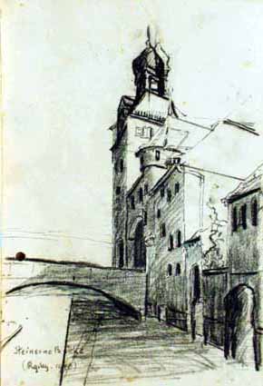 Heinz Sterzenbach - Steinerne Br�cke, Regensburg 1