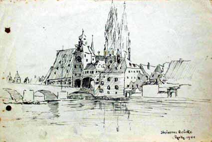 Heinz Sterzenbach - Steinerne Br�cke, Regensburg 2