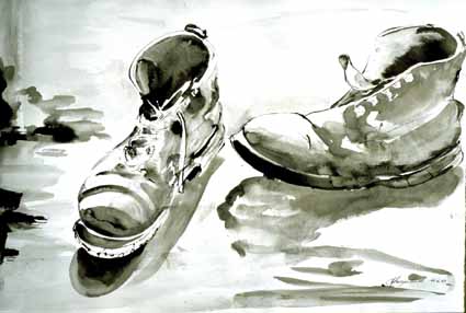Heinz Sterzenbach - Umbrische Landarbeiterschuhe