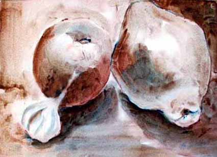Heinz Sterzenbach - Fr�chte mit Knoblauch