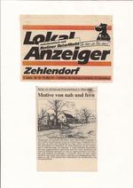 Lokal Anzeiger Zehlendorf, Immanuel-Krankenhaus, "Motive von nah und fern" Lokal Anzeiger Zehlendorf, Immanuel-Krankenhaus, "Motive von nah und fern"