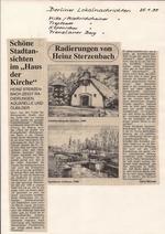Berliner Lokalnachrichten, Haus der Kirche, "Schöne Stadtansichten im Haus der Kirche" Berliner Lokalnachrichten, Haus der Kirche, "Schöne Stadtansichten im Haus der Kirche"